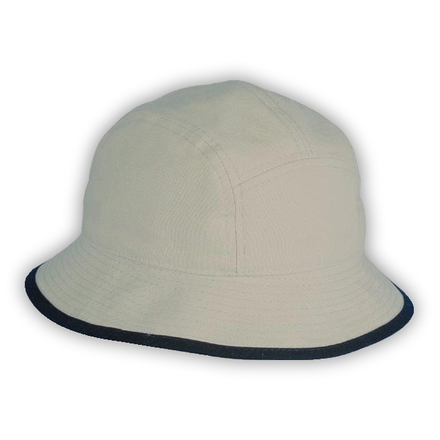 béžový sedmidílný klobouk
